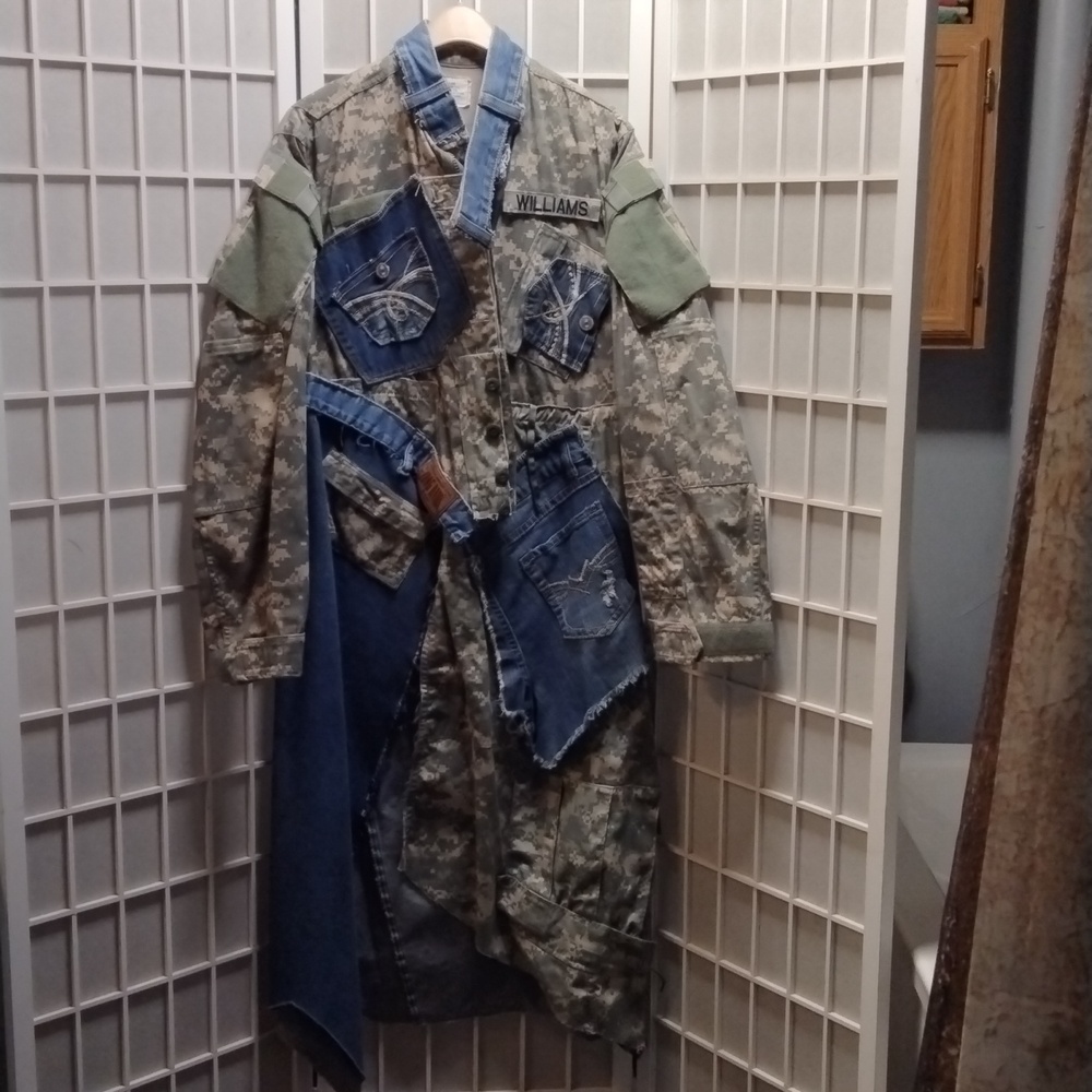 Upcycled Military Coat
